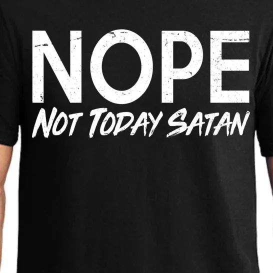 Not Today Satan Pajama Set