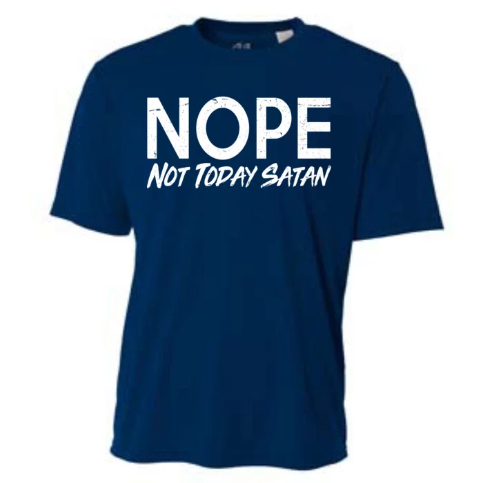 Not Today Satan Cooling Performance Crew T-Shirt