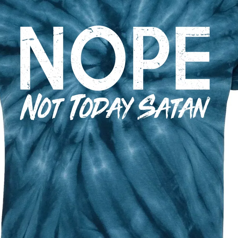 Not Today Satan Kids Tie-Dye T-Shirt