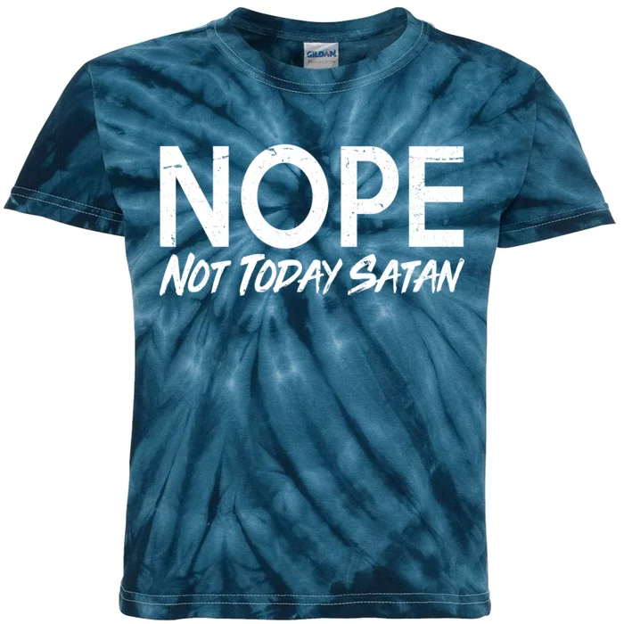 Not Today Satan Kids Tie-Dye T-Shirt