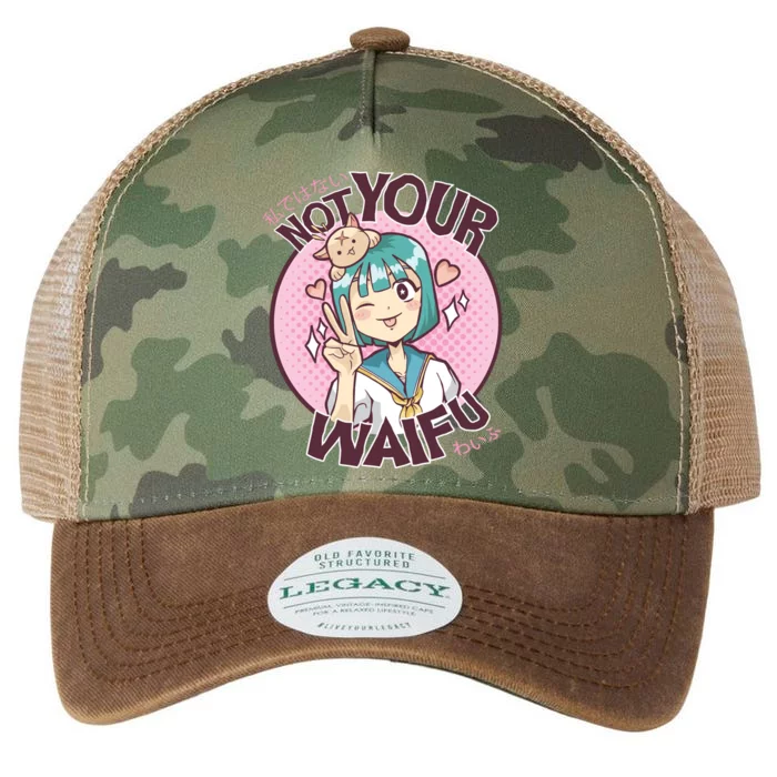 Not Your Waifu Anime Legacy Tie Dye Trucker Hat