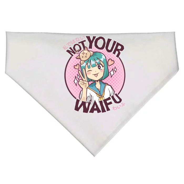 Not Your Waifu Anime USA-Made Doggie Bandana