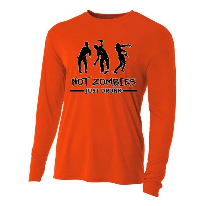 Not Zombies Just Drunk Cooling Performance Long Sleeve Crew