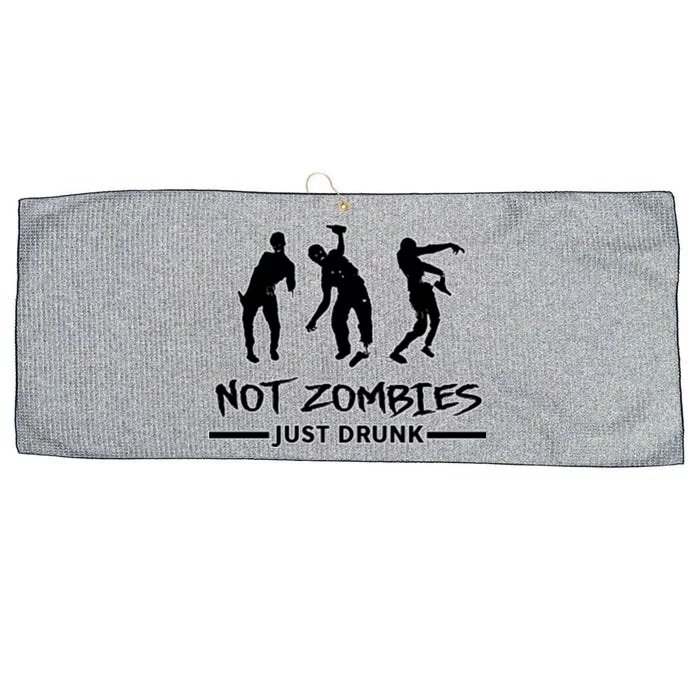 Not Zombies Just Drunk Large Microfiber Waffle Golf Towel