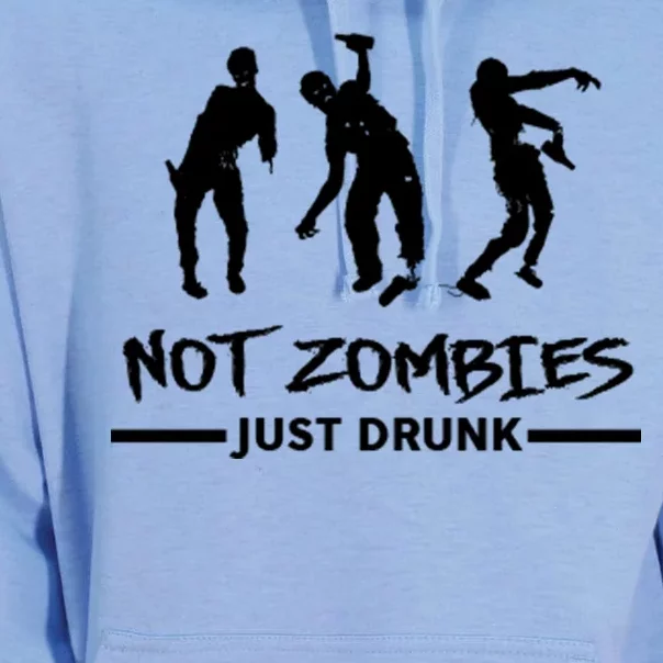 Not Zombies Just Drunk Unisex Surf Hoodie