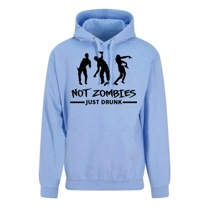 Not Zombies Just Drunk Unisex Surf Hoodie