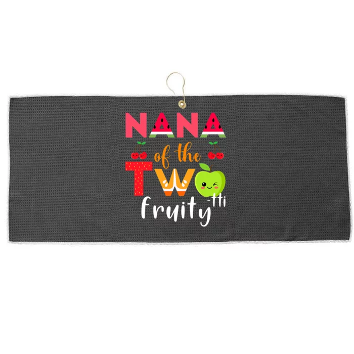 Nana Of the Twotti Frutti 2nd Birthday Party Fruit Themed Large Microfiber Waffle Golf Towel