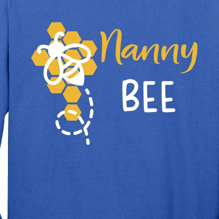 Nanny Of The Bee 1st Birthday Outfit First Bee Day Family Gift Tall Long Sleeve T-Shirt