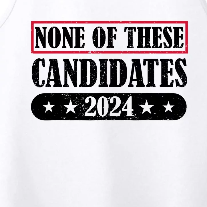 None Of These Candidates 2024 Election President Vote Performance Tank