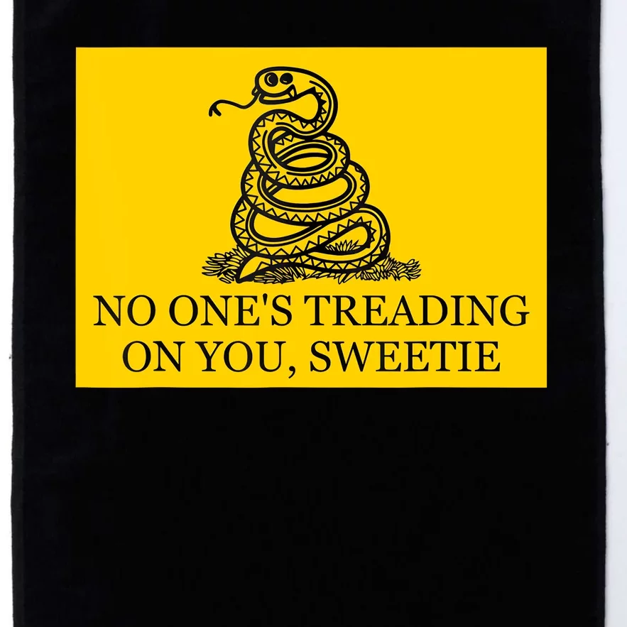 No Ones Treading On You Sweetie Platinum Collection Golf Towel