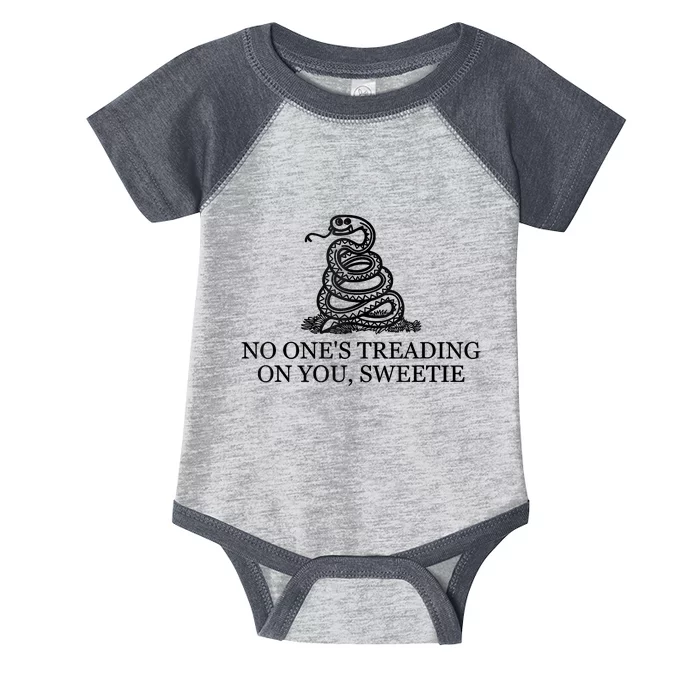 No Ones Treading On You Sweetie Infant Baby Jersey Bodysuit