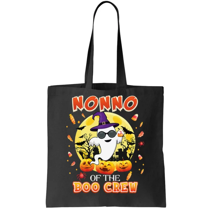 Nonno Of The Boo Crew Halloween Cute Ghost Pumpkin Scary Tote Bag