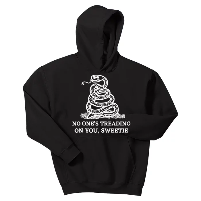 No Ones Treading On You Sweetie Kids Hoodie