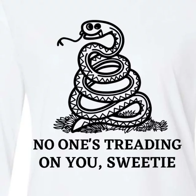 No Ones Treading On You Sweetie Womens Cotton Relaxed Long Sleeve T-Shirt