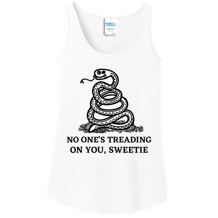 No Ones Treading On You Sweetie Ladies Essential Tank