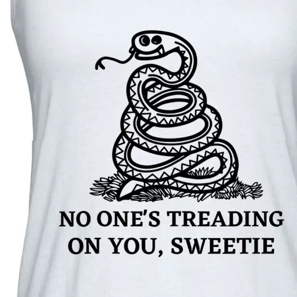 No Ones Treading On You Sweetie Ladies Essential Flowy Tank