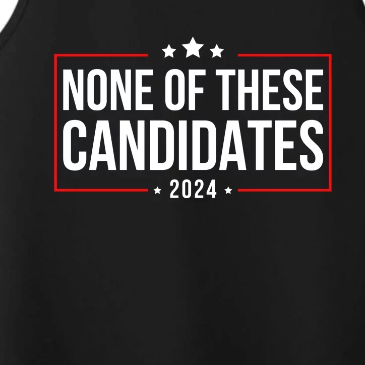 None Of These Candidates 2024 Funny Presidential Election Performance Tank