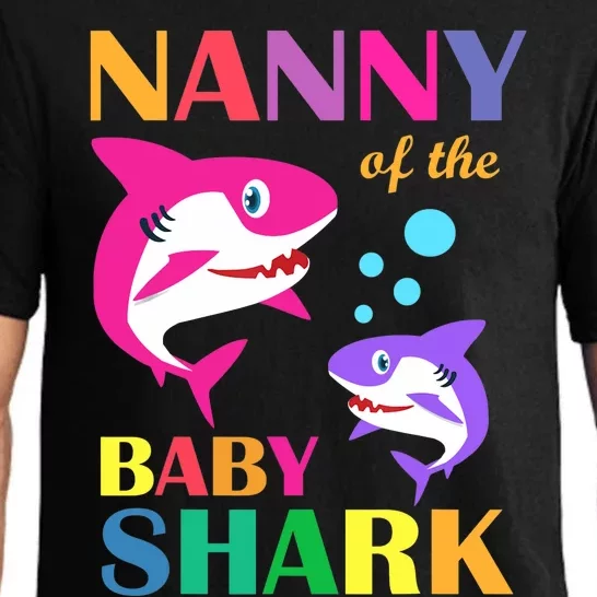 Nanny Of The Baby Birthday Shark Nanny Shark Mother's Day Pajama Set