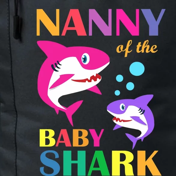 Nanny Of The Baby Birthday Shark Nanny Shark Mother's Day Daily Commute Backpack