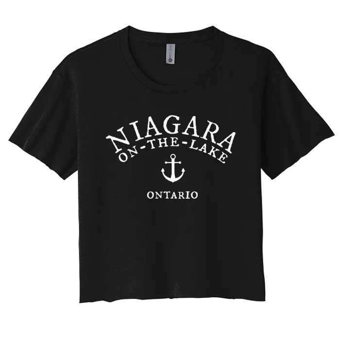 Niagara On The Lake Ontario Canada Lake Town Women's Crop Top Tee