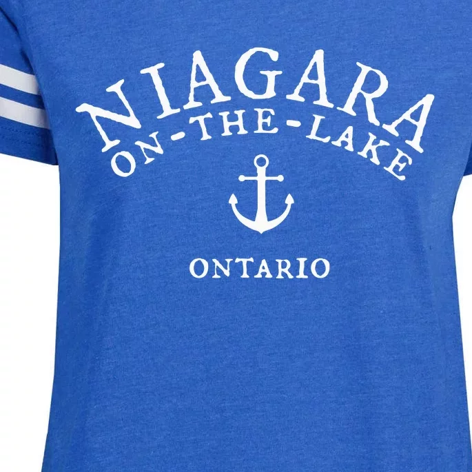 Niagara On The Lake Ontario Canada Lake Town Enza Ladies Jersey Football T-Shirt