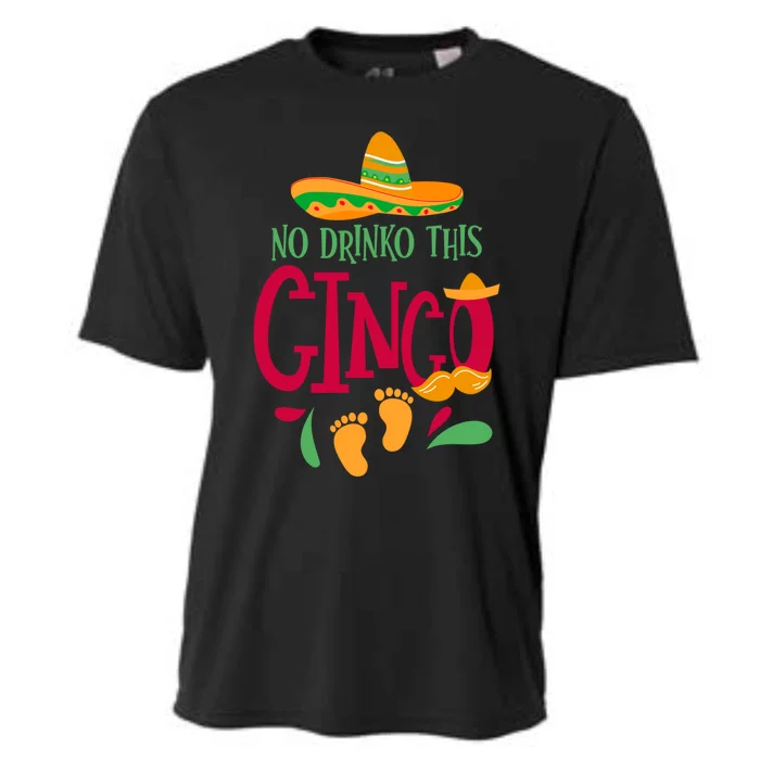 No O This Cinco Cinco De Mayo Pregnancy Announcet Great Gift Cooling Performance Crew T-Shirt