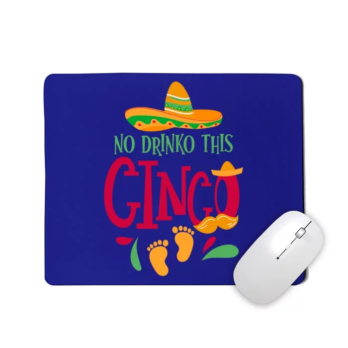 No O This Cinco Cinco De Mayo Pregnancy Announcet Great Gift Mousepad