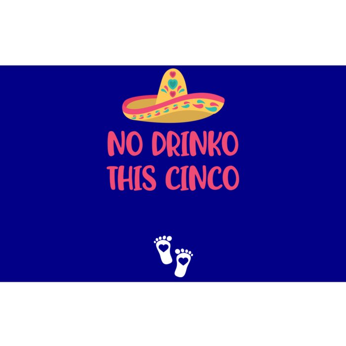 No O This Cinco Pregnancy Announcet Cinco De Mayo Gift Bumper Sticker