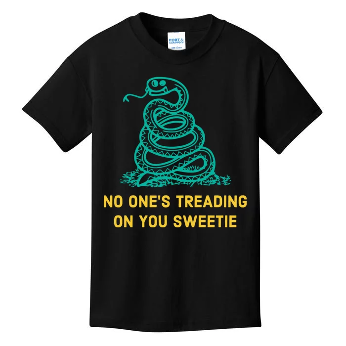 No Ones Treading On You Sweetie Snake Kids T-Shirt