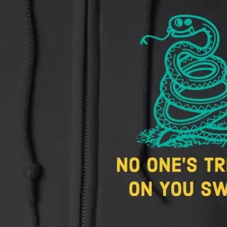 No Ones Treading On You Sweetie Snake Full Zip Hoodie