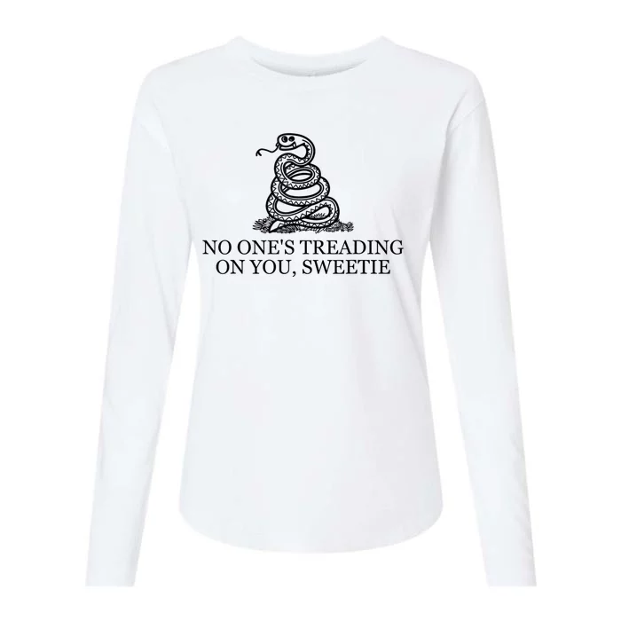 No Ones Treading On You Sweetie Womens Cotton Relaxed Long Sleeve T-Shirt