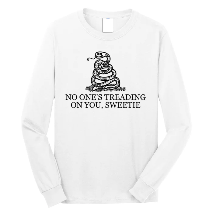 No Ones Treading On You Sweetie Long Sleeve Shirt