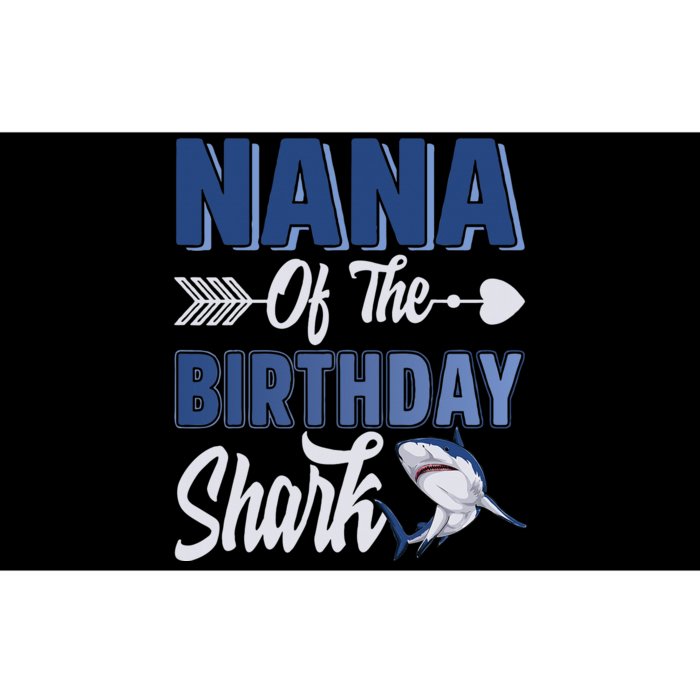 Nana Of The Birthday Shark Ocean Matching Family Bumper Sticker