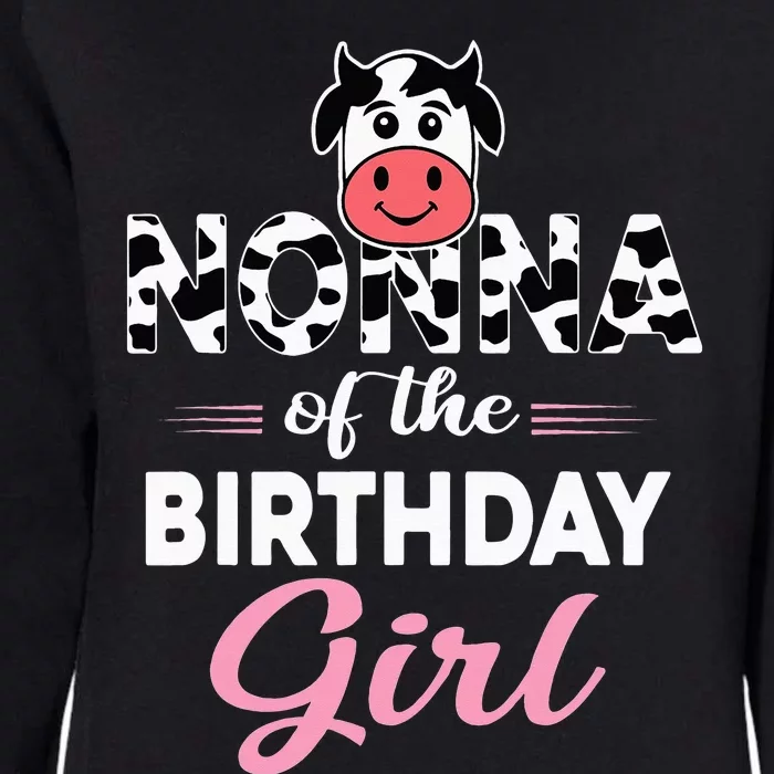 Nonna of The Bday Farm Cow Nonna Birthday Party Womens California Wash Sweatshirt