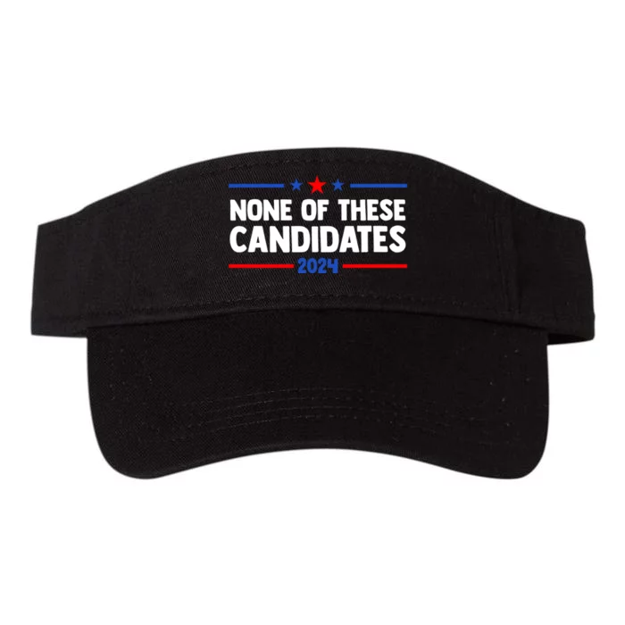 None Of These Candidates 2024 Funny Nevada President Valucap Bio-Washed Visor