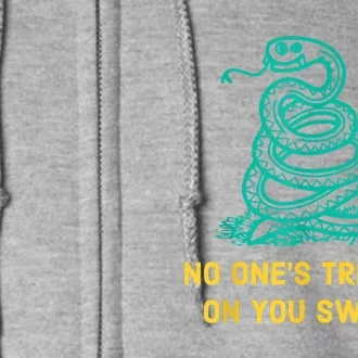 No One's Treading On You Sweetie Snake Full Zip Hoodie