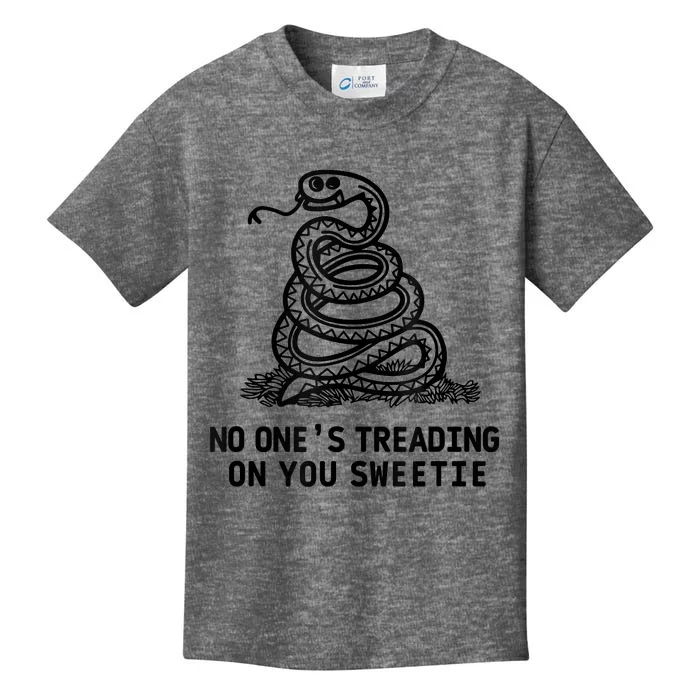 No One's Treading On You Sweetie Snake Kids T-Shirt