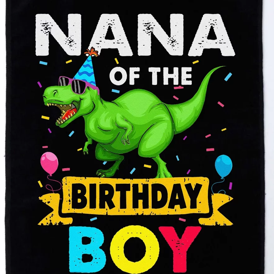 Nana of the Birthday Dinosaur Saurus Family Matching Platinum Collection Golf Towel