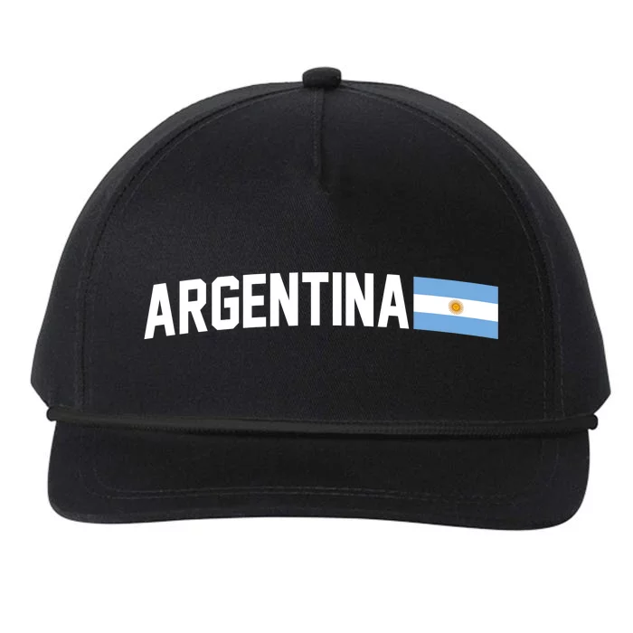 Nations Of The World Argentina Snapback Five-Panel Rope Hat