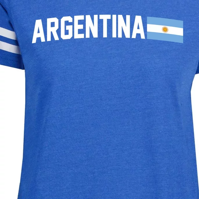 Nations Of The World Argentina Enza Ladies Jersey Football T-Shirt