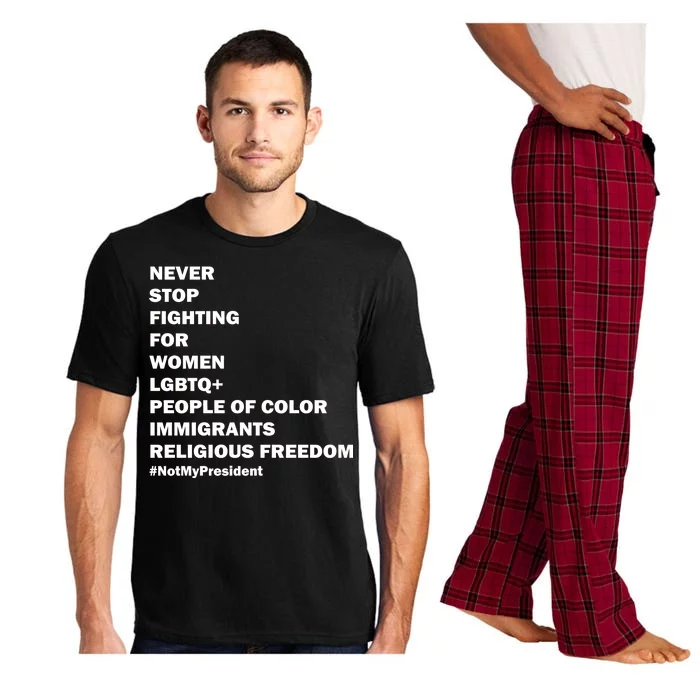 #NotMyPresident Not My President Quote Pajama Set