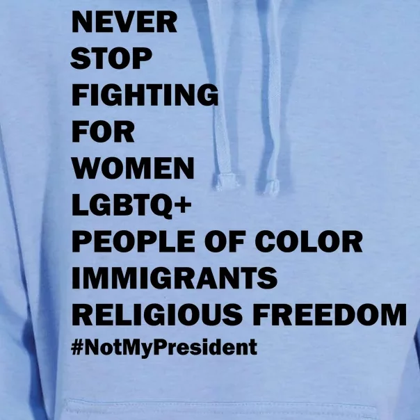 #NotMyPresident Not My President Quote Unisex Surf Hoodie