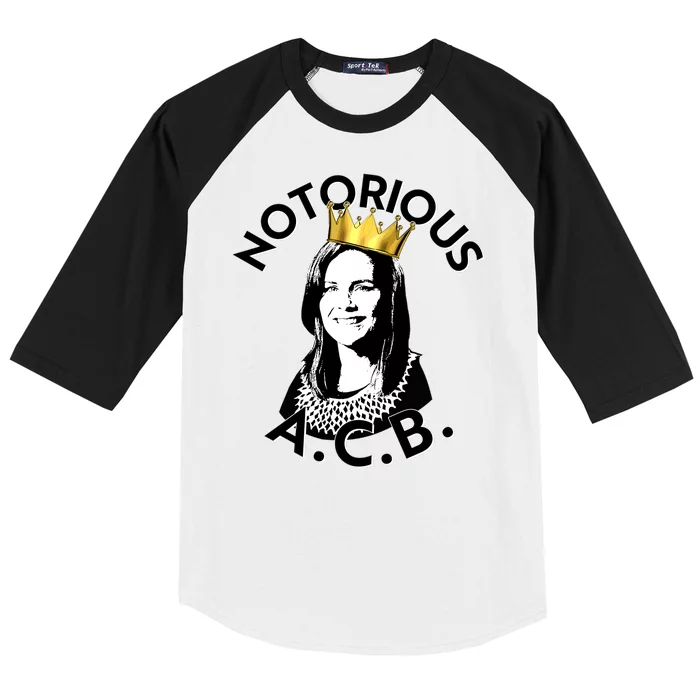 Notorious A.C.B. Amy Coney Barrett Supreme Court Baseball Sleeve Shirt