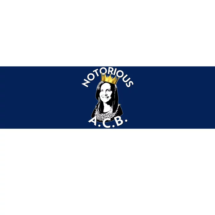 Notorious A.C.B. Amy Coney Barrett Supreme Court Bumper Sticker