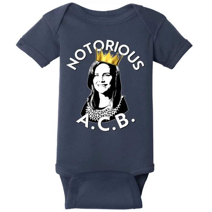 Notorious A.C.B. Amy Coney Barrett Supreme Court Baby Bodysuit