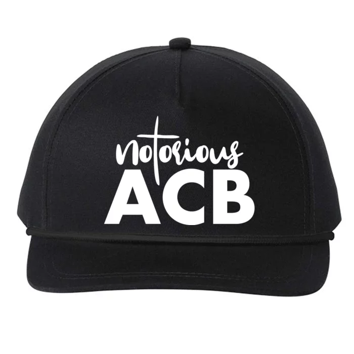 Notorious ACB Amy Coney Barrett Snapback Five-Panel Rope Hat