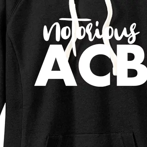 Notorious ACB Amy Coney Barrett Women's Fleece Hoodie