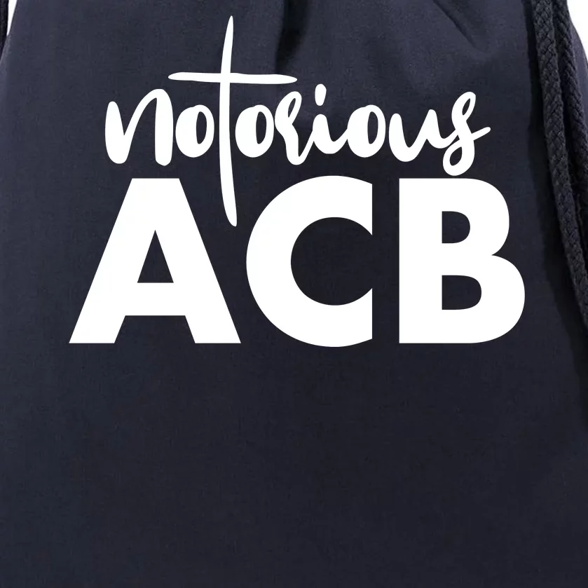 Notorious ACB Amy Coney Barrett Drawstring Bag