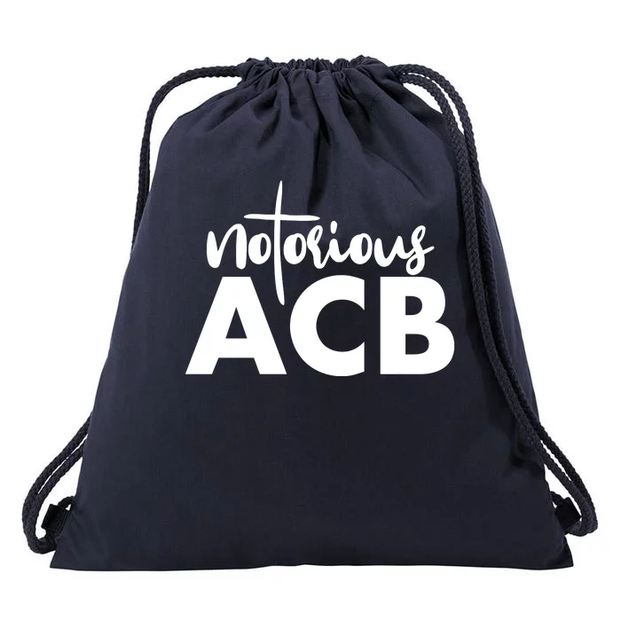 Notorious ACB Amy Coney Barrett Drawstring Bag