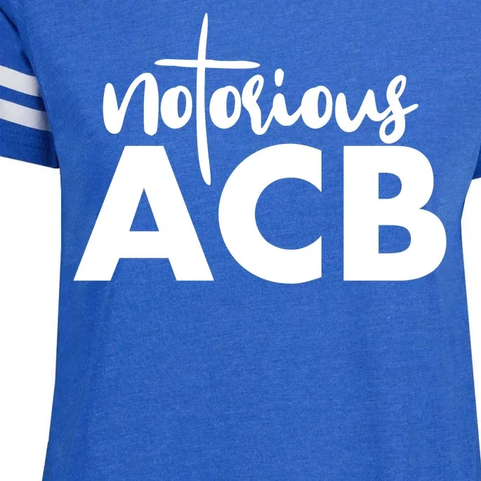 Notorious ACB Amy Coney Barrett Enza Ladies Jersey Football T-Shirt